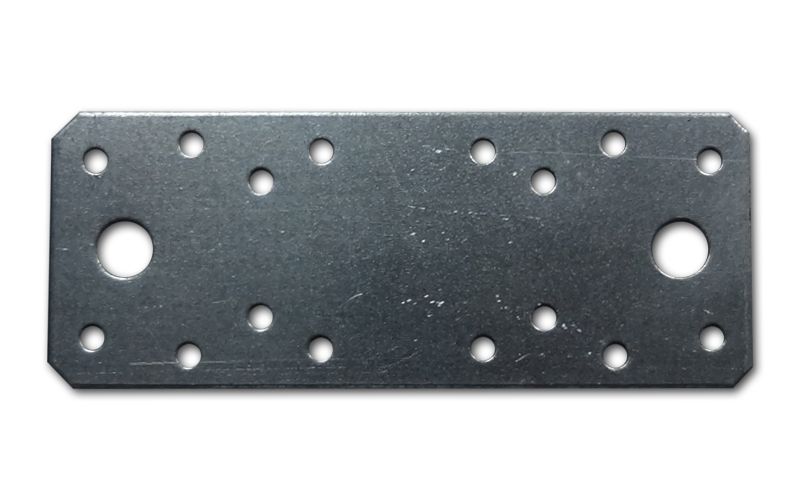 Пластина крепежная оцинкованная 140x55