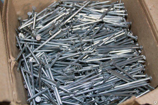 Гвозди строительные оцинкованные 2.5x60 упаковка 5 кг