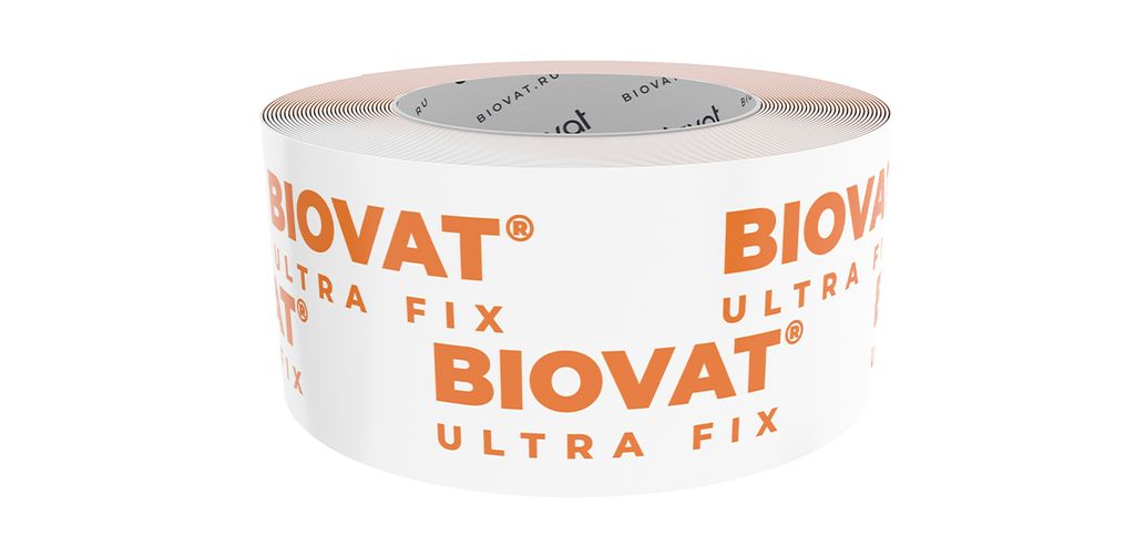 Клейкая армированная лента BIOVAT® ULTRA FIX 60 мм x 25 м