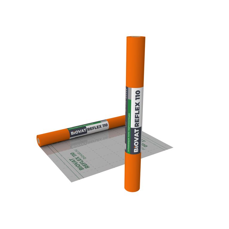 Мембрана ветро-влагозащитная BIOVAT® REFLEX 110, 75 м2